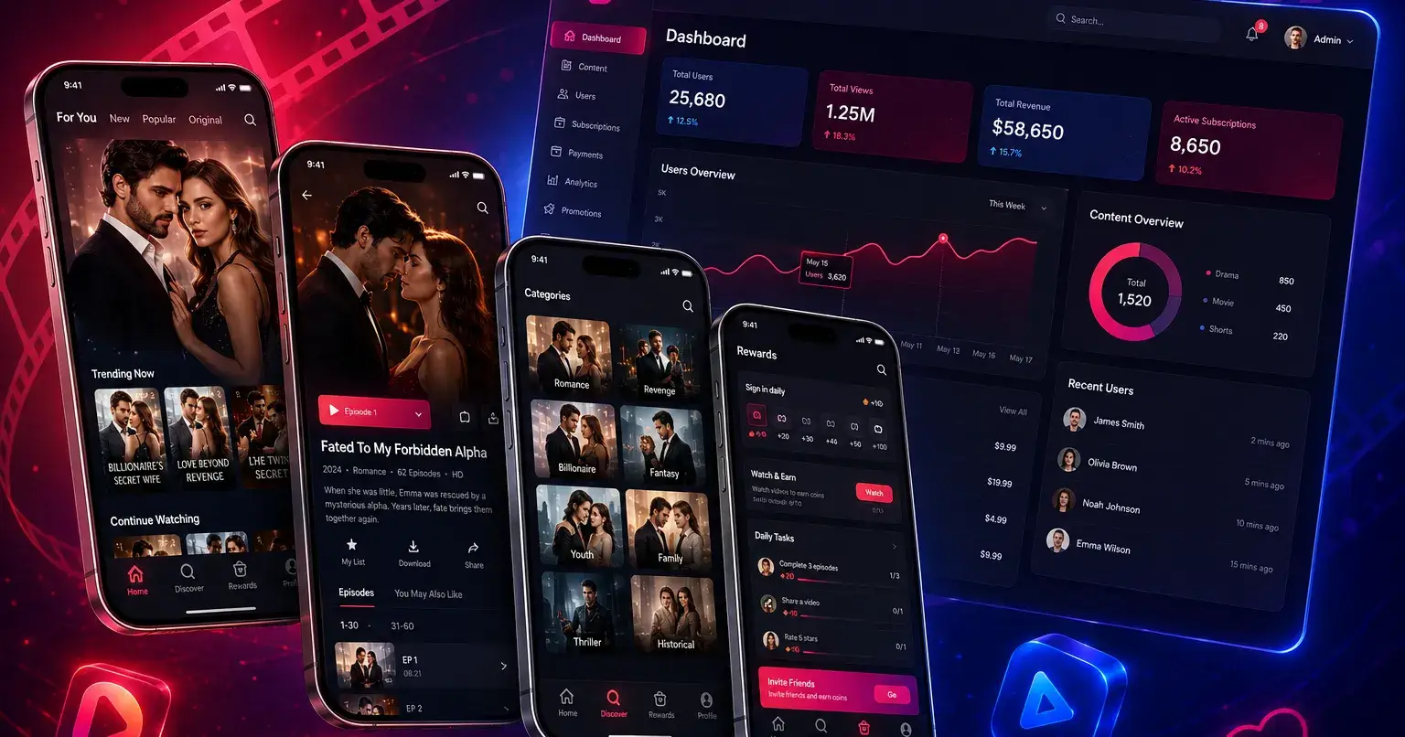 DramaBox Clone: Launch a Short Drama App That Made $217M Last Year