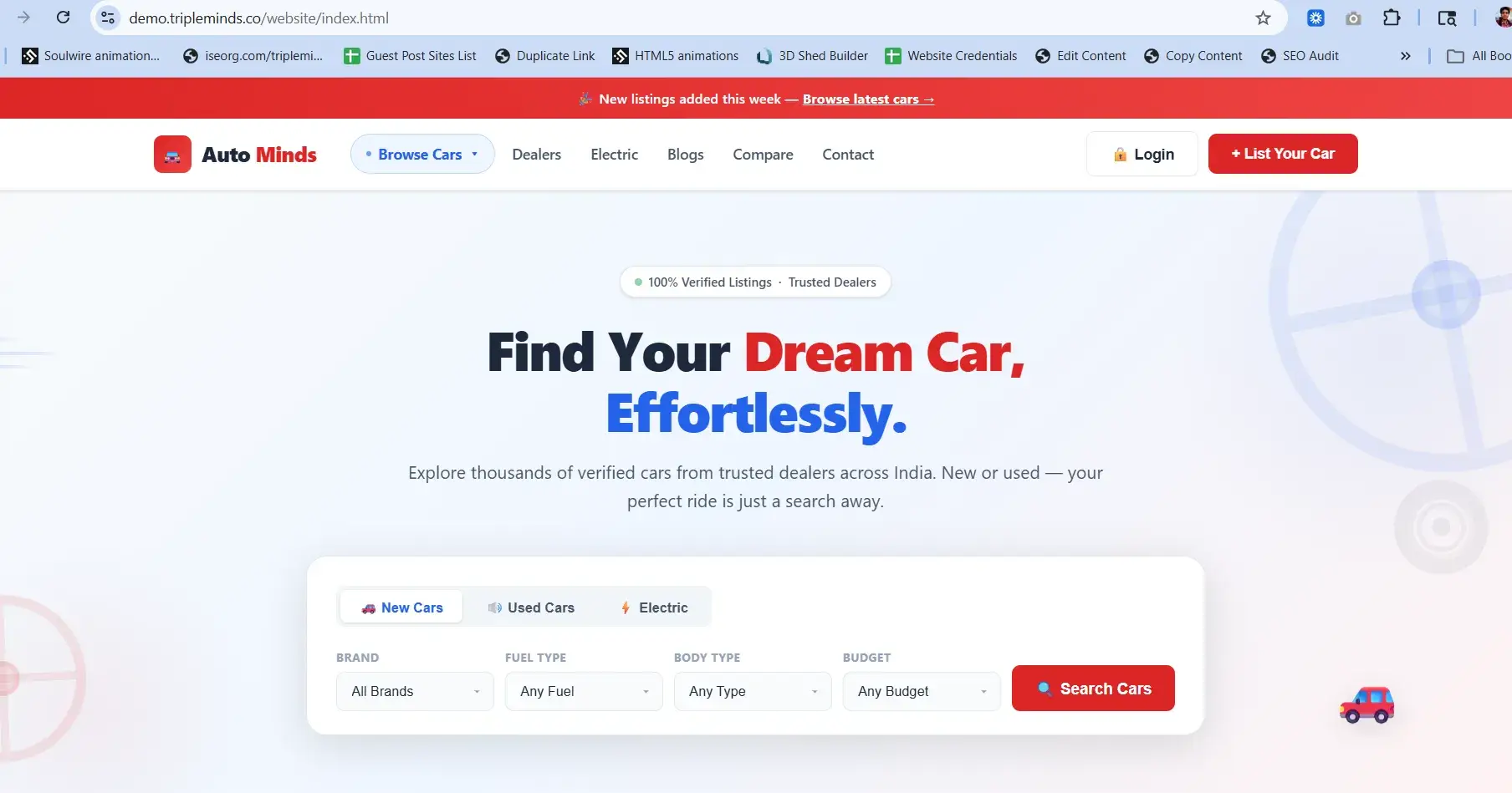 How to Make Car Dealership Website or CRM? Full Demo