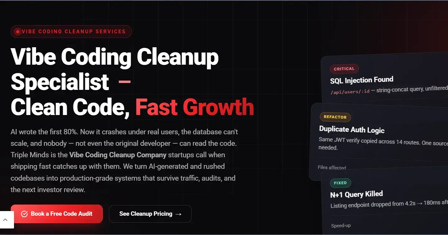 Vibe Coding Cleanup Specialist: Skills, Cost, and Hiring Checklist