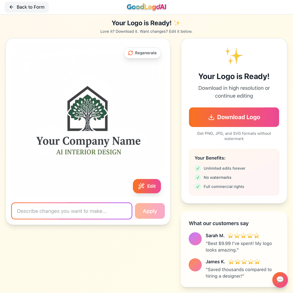 GoodLogoAI | AI Powered Logo Maker image 4