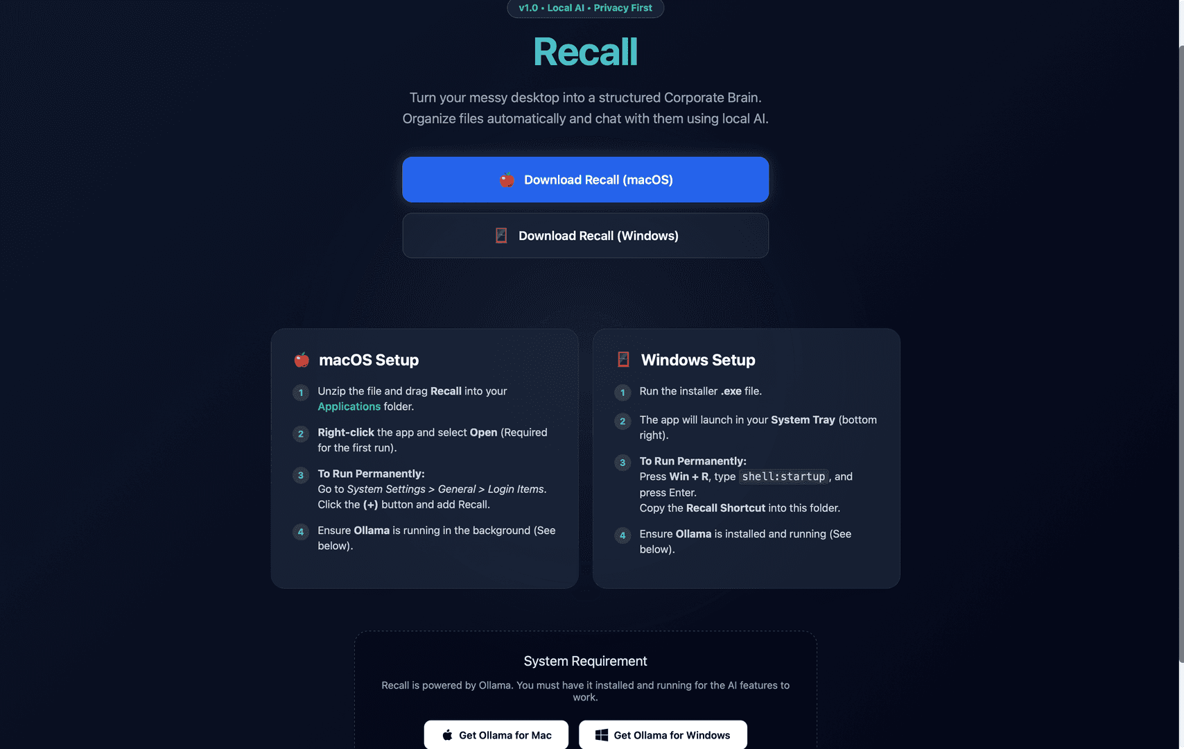 Recall - The Corporate Brain image 1