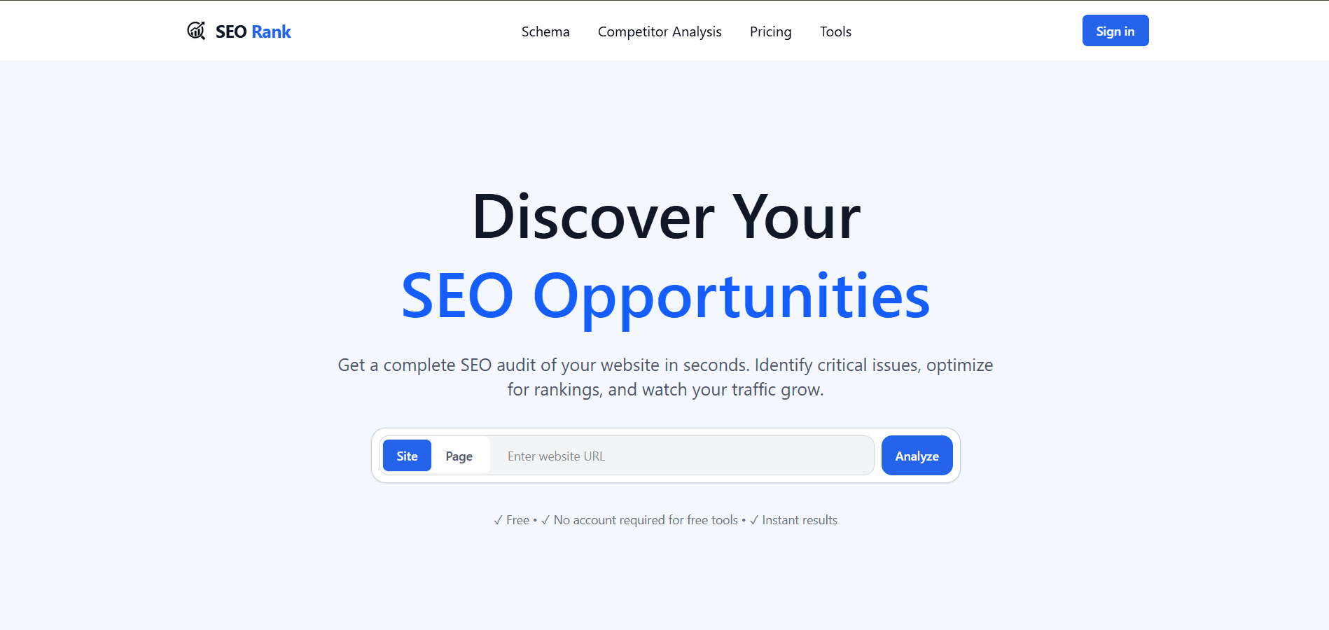 SEO Rank - Website SEO Audit and Analysis image 1