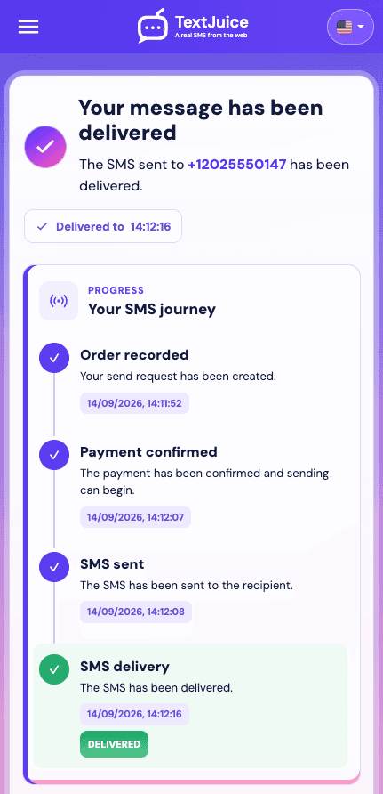 Send an SMS online | TextJuice image 4
