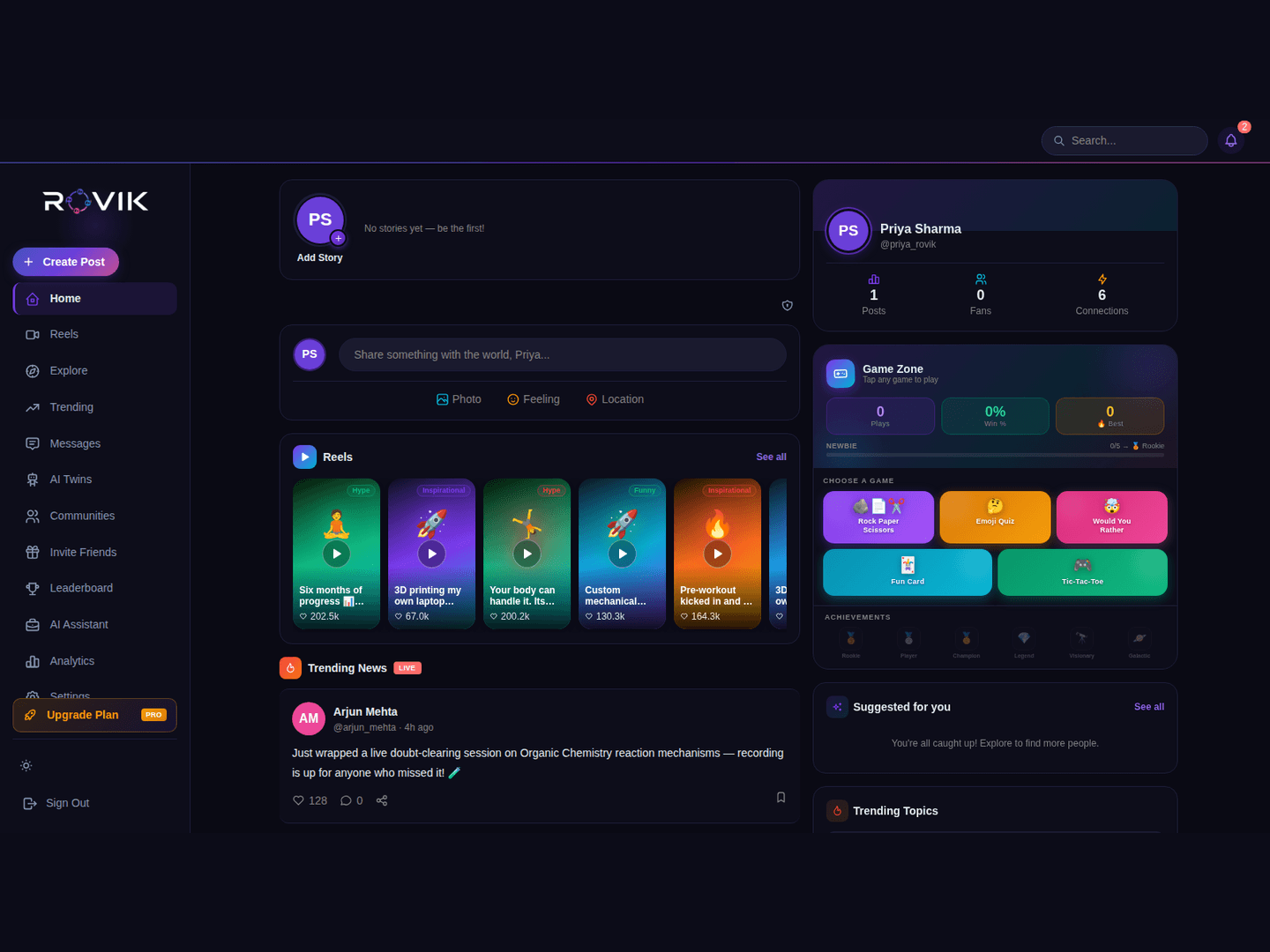 Rovik.world — Where Everyone Connects image 2