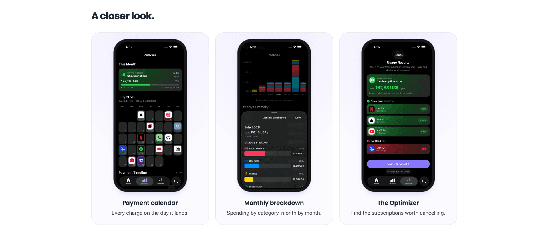Recurred: Subscription Tracker image 2
