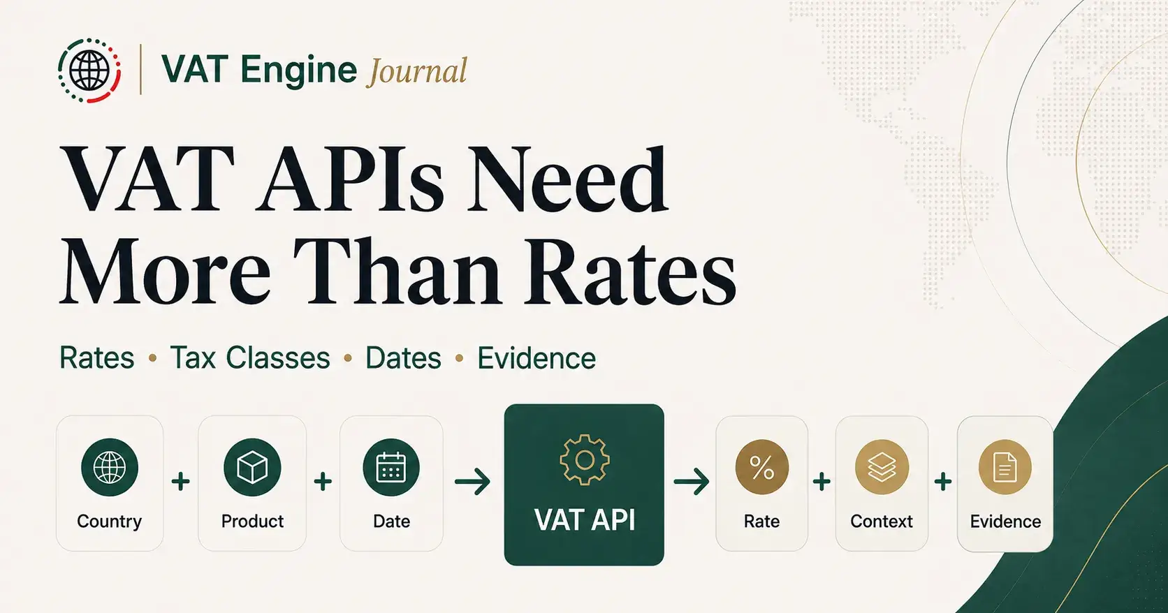 Why a VAT API Needs More Than a Rate Lookup