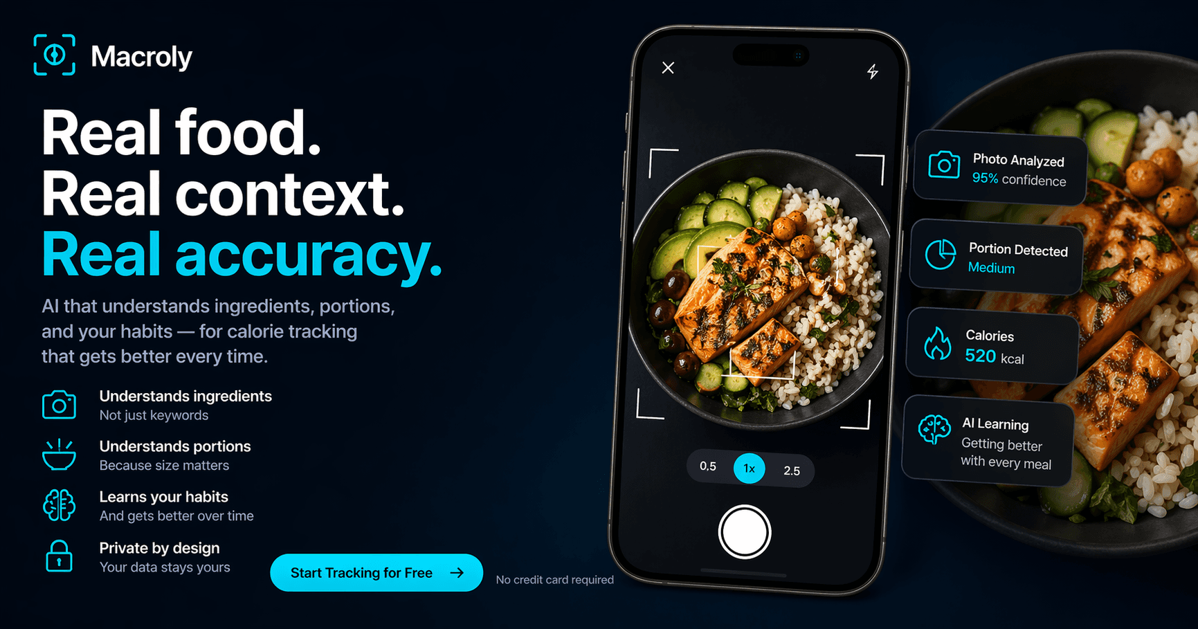 Macroly - Smart Calorie Tracking image 1