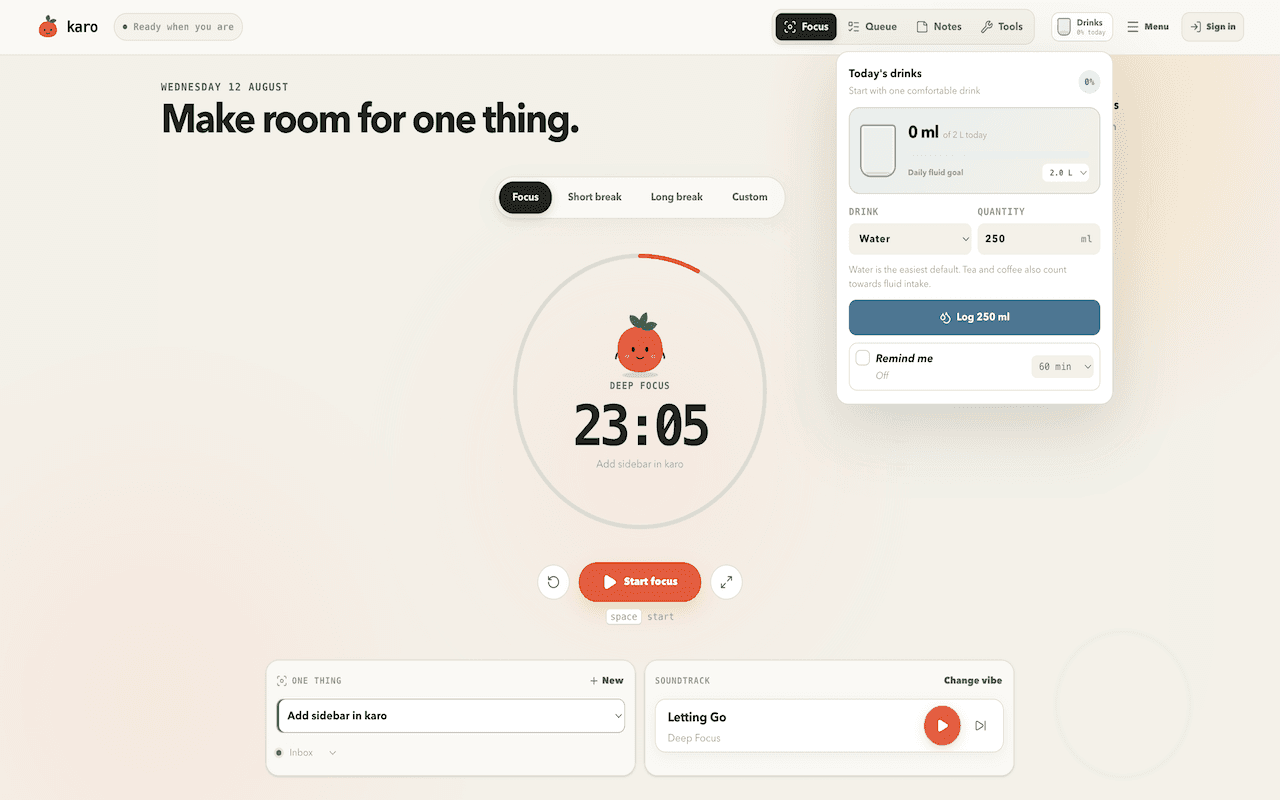 Karo - Focus on one task at a time image 2
