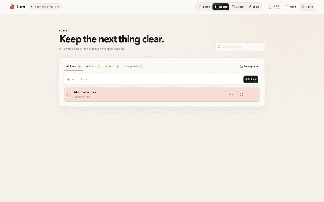 Karo - Focus on one task at a time image 3