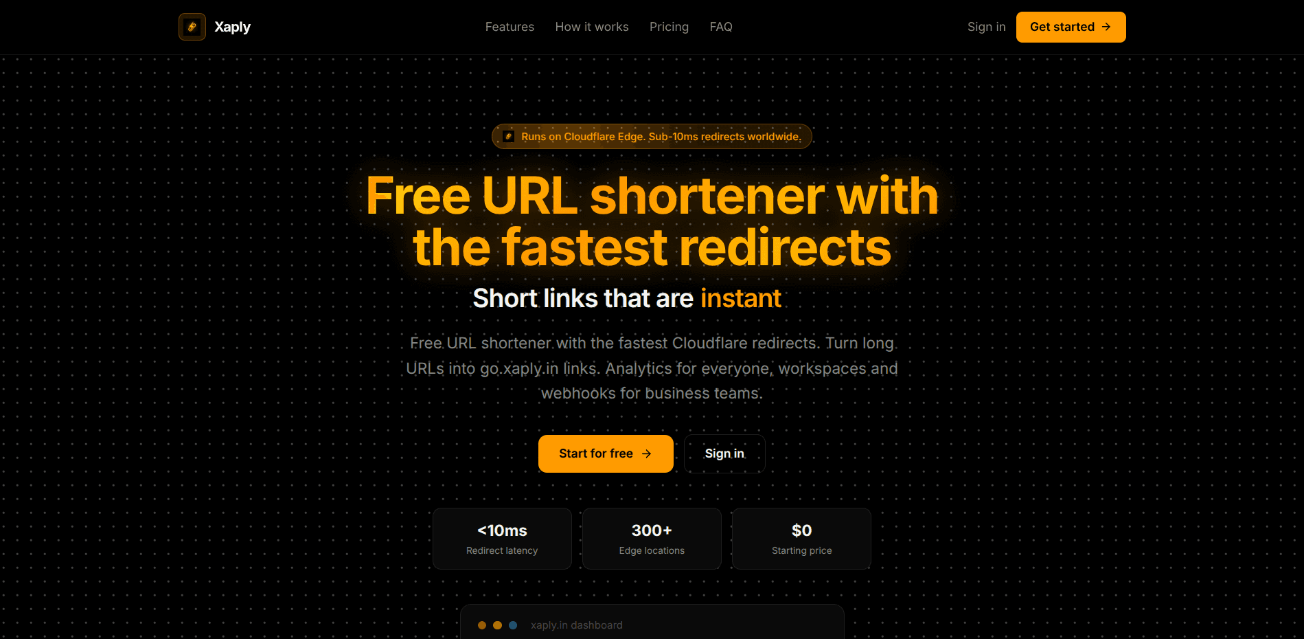 Xaply: Fastest URL Shortener image 1