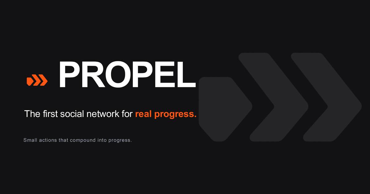 Propel — Social network for real progress image 2