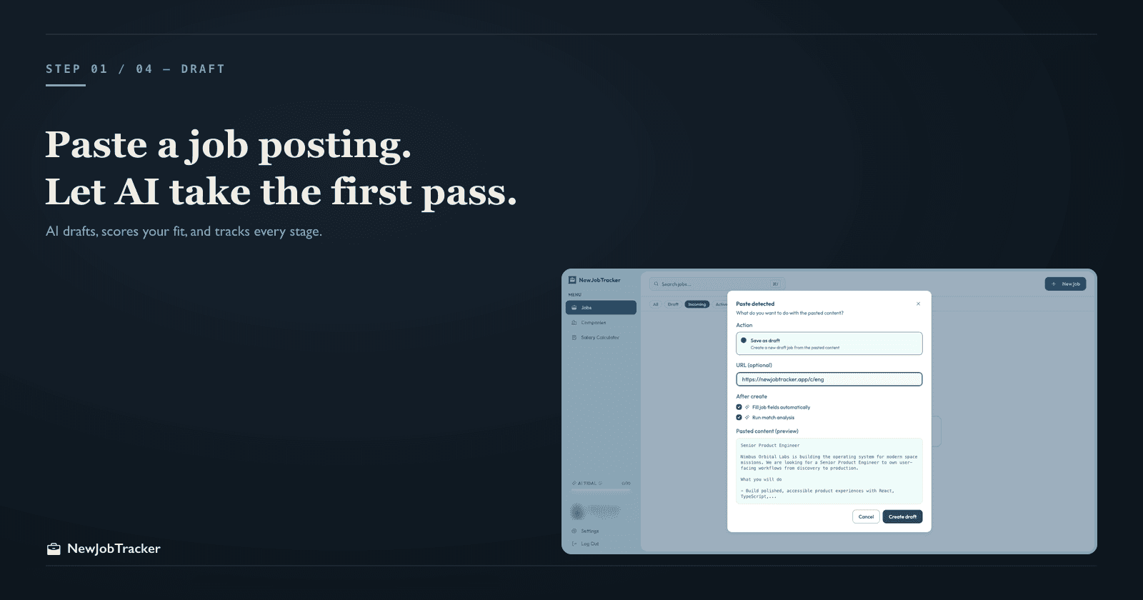 NewJobTracker image 1