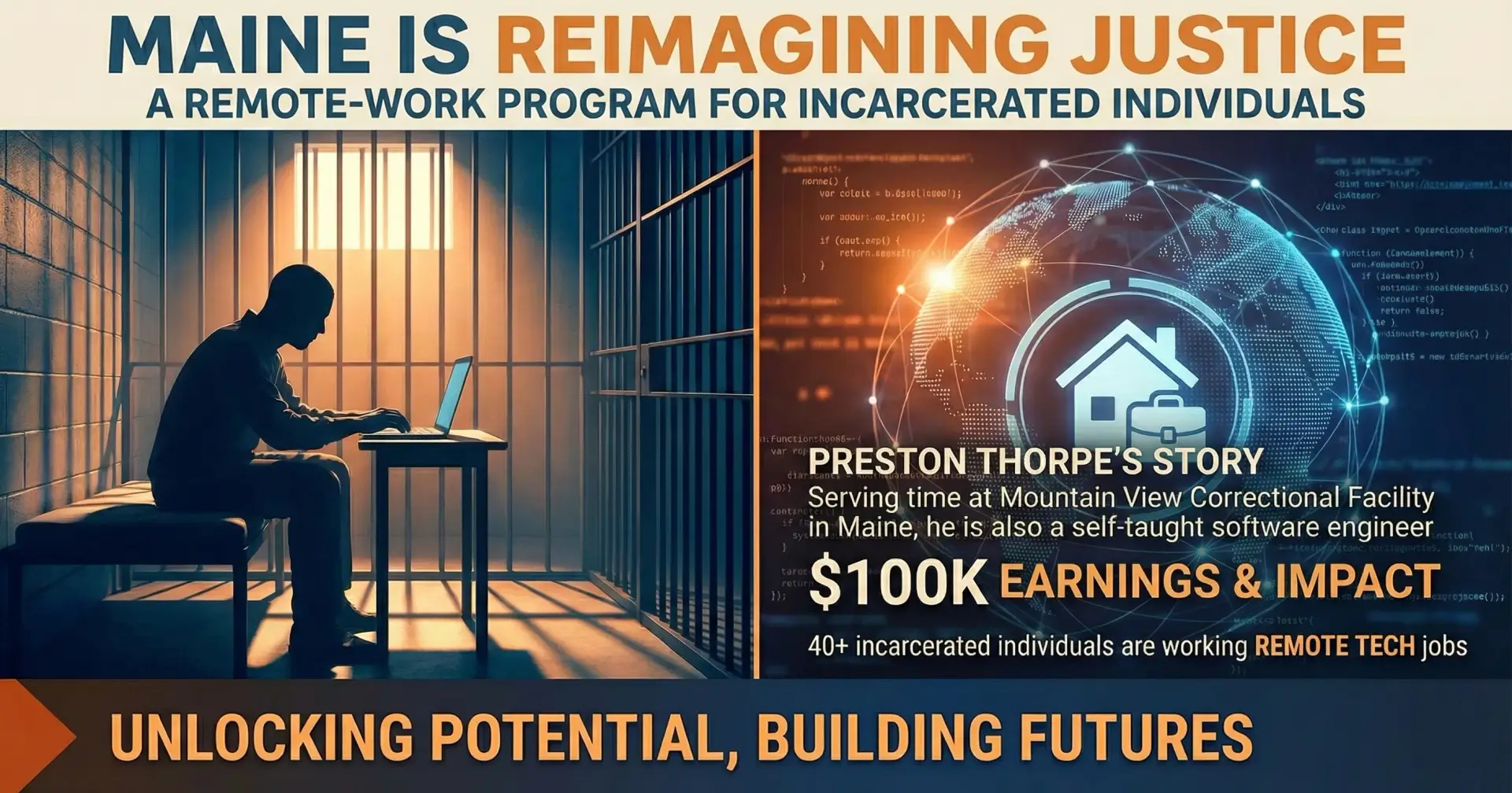 From Prison Cell to Six-Figure Coder: What the World Can Learn from Maine’s Radical Rehabilitation 🚀💻