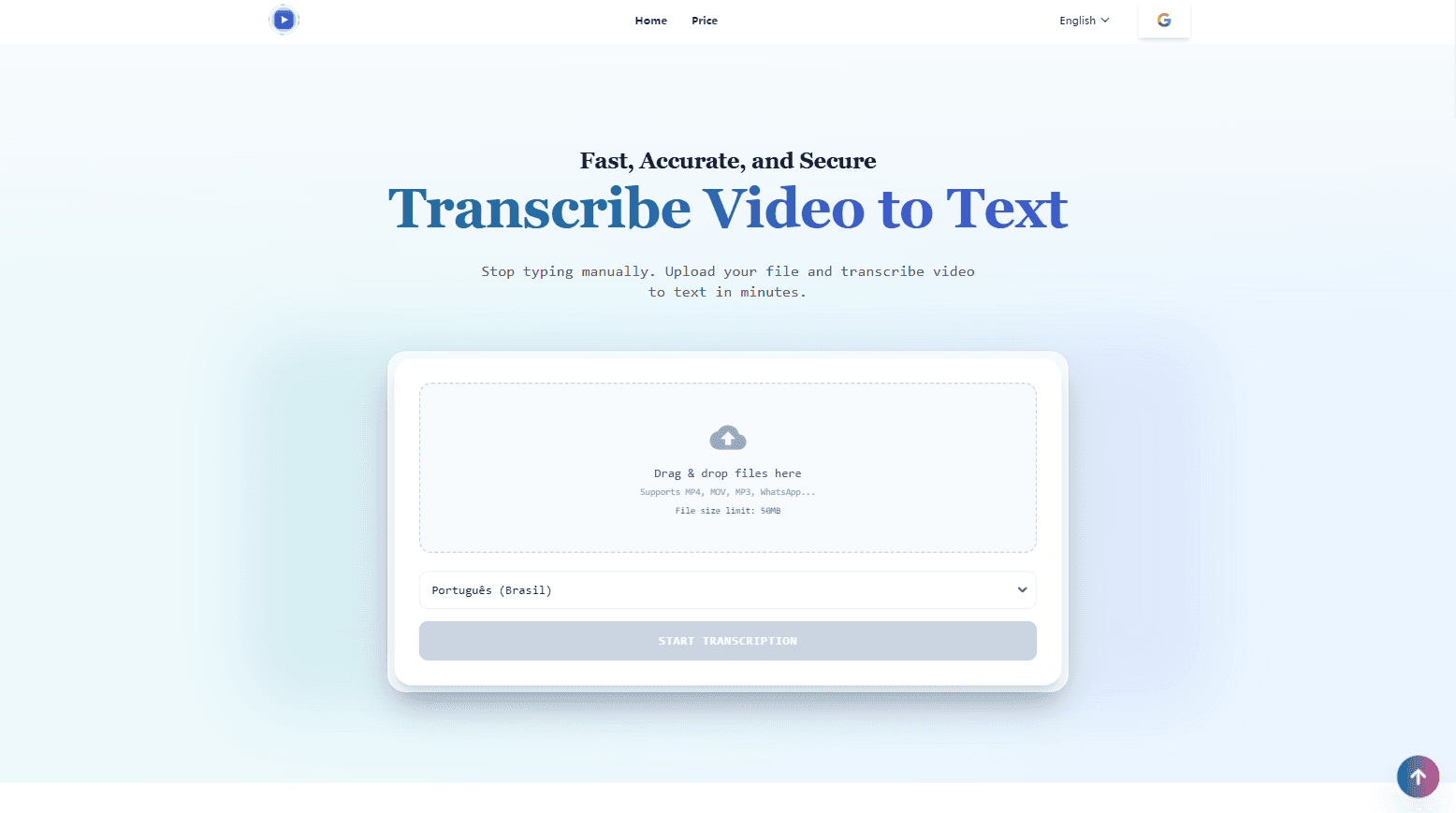 Transcribe Video to Text image 1