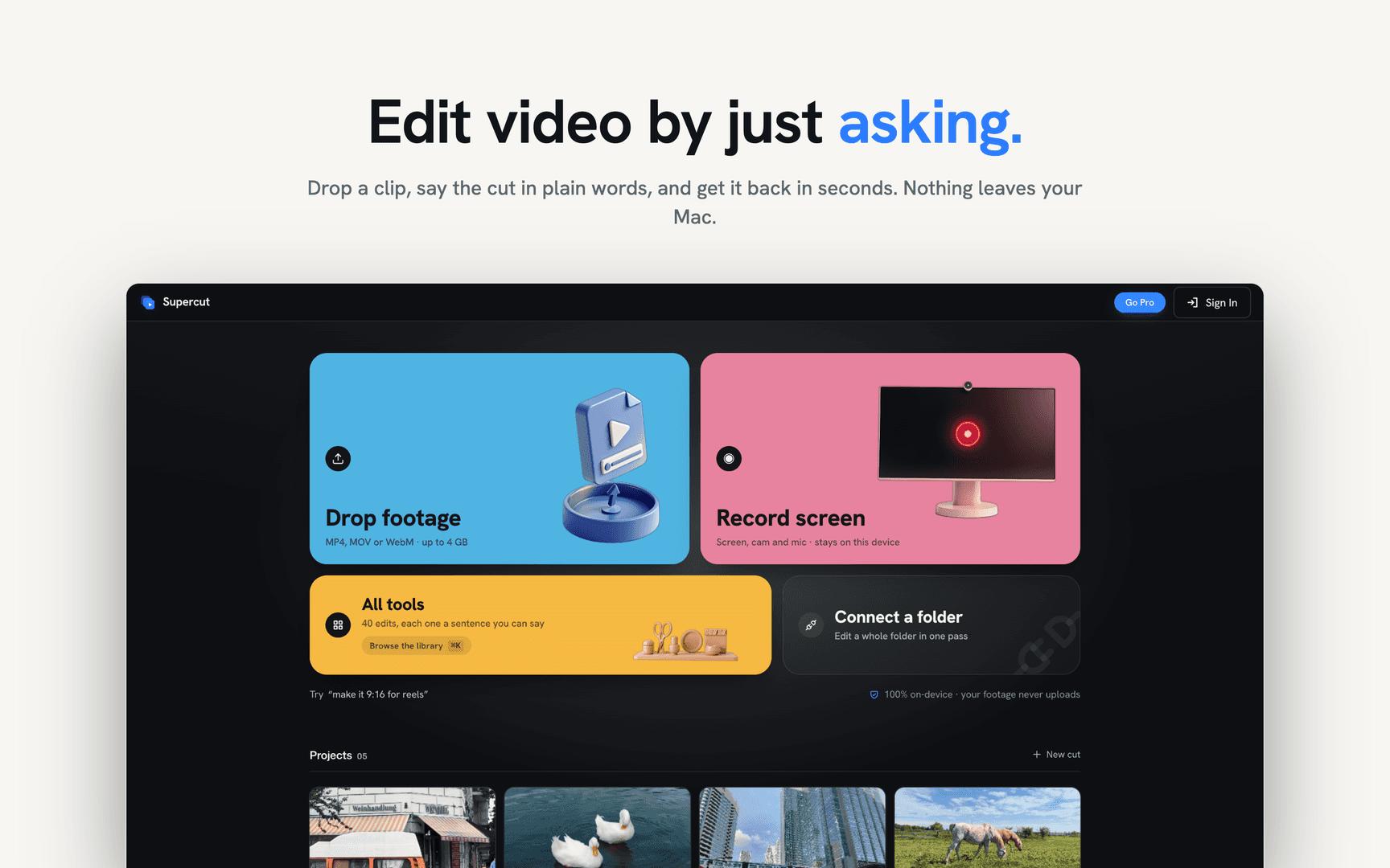 Supercut - AI Video Editor image 2