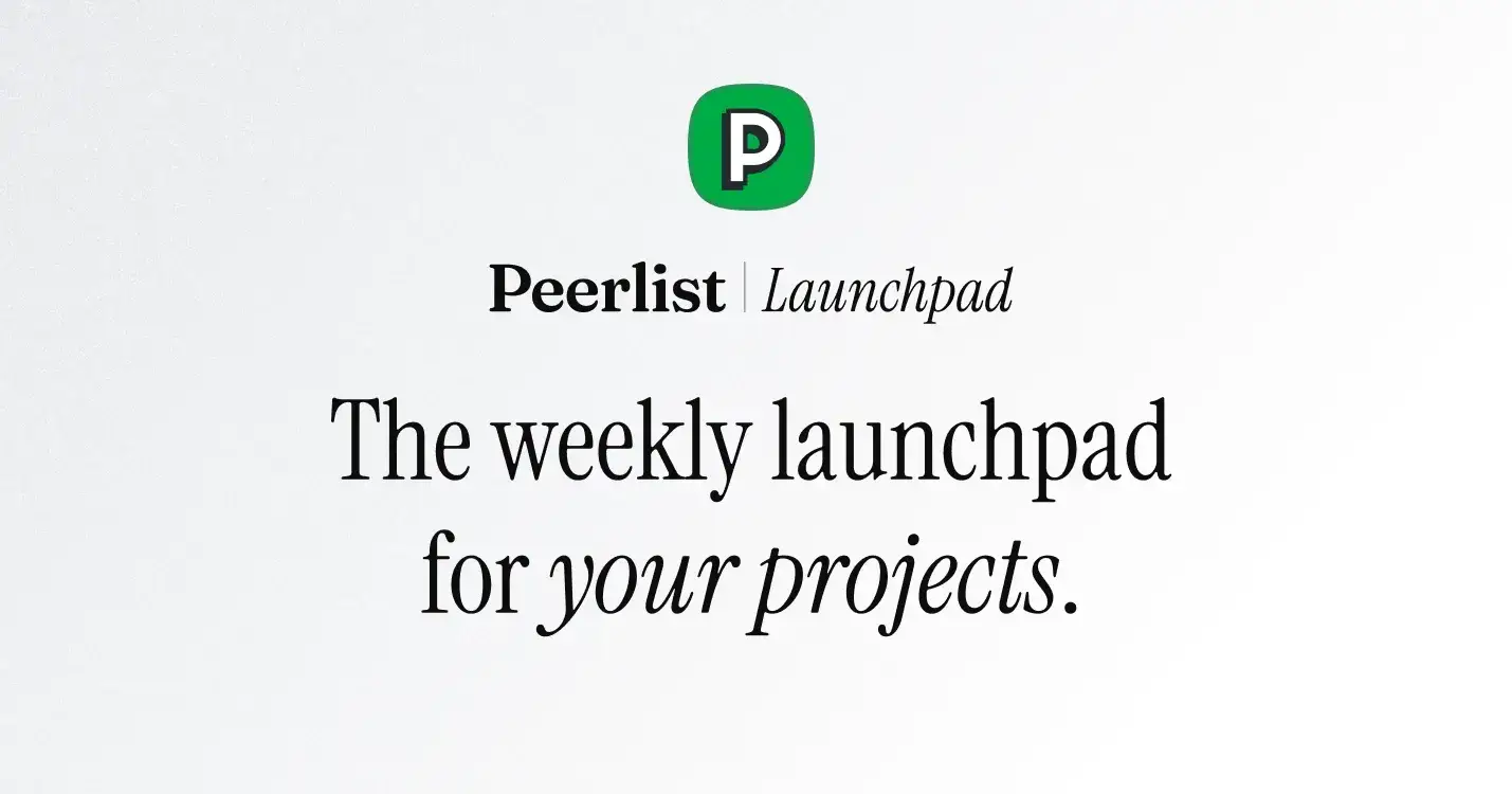 🚀 Growing as a Developer on Peerlist