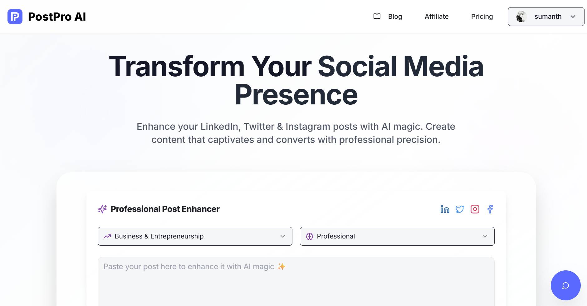 PostPro AI screenshot 1
