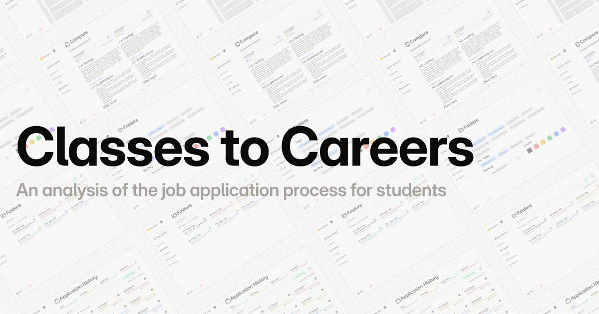 Classes to Careers Case Study