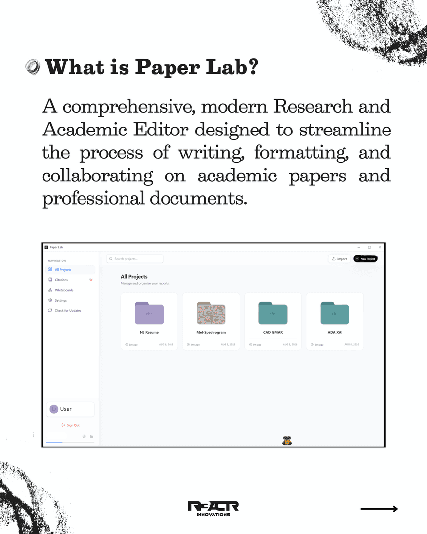 Paper Lab | Modern Academic Report Editor image 4