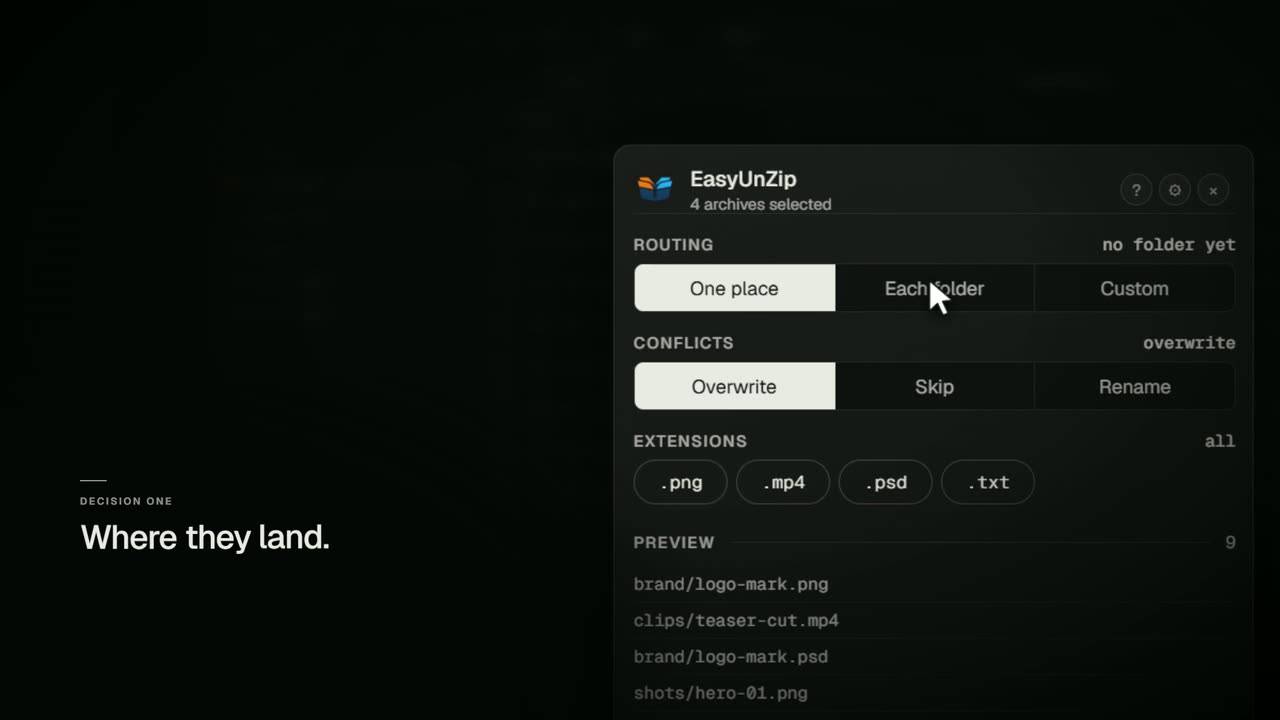 EasyUnZip image 3