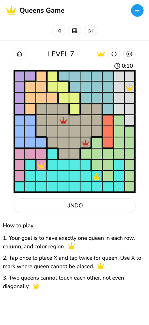 #1 Play Queens Game Online image 4