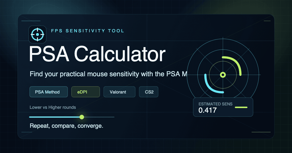 PSA Calculator for FPS Games image 1