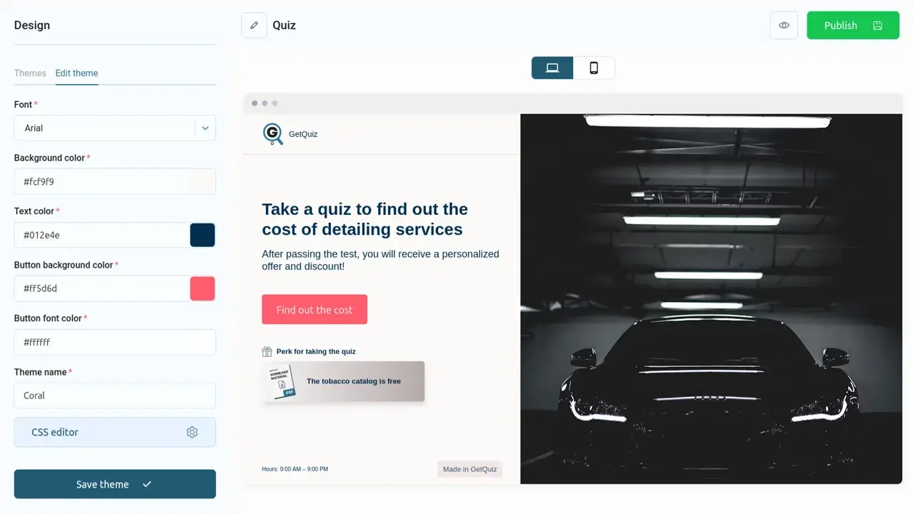 Online marketing quiz builder image 2