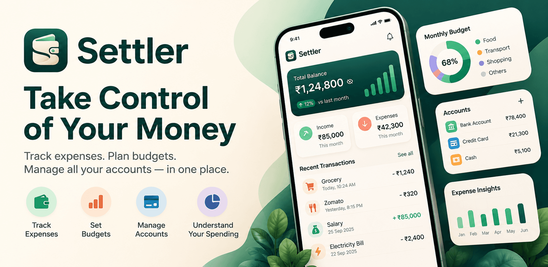 Settler: Track Expenses image 1