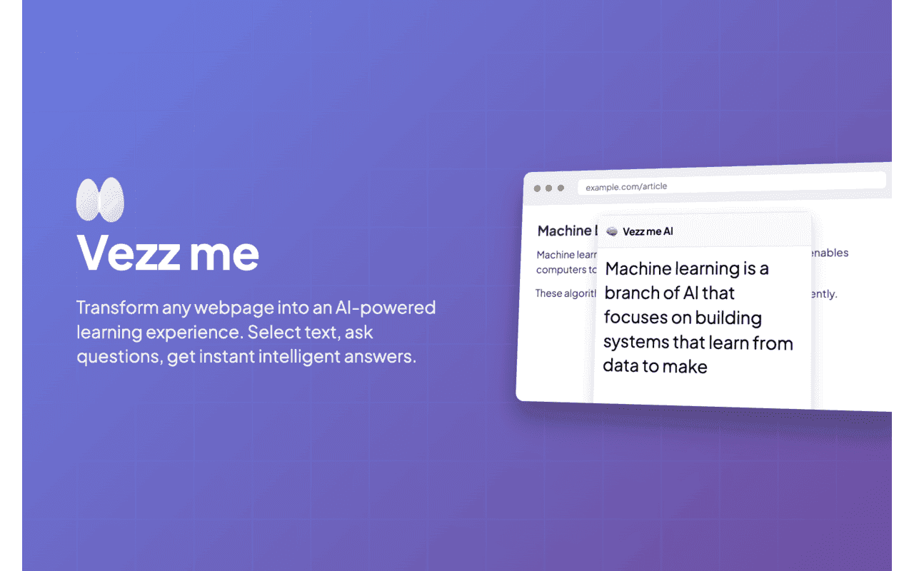 Vezz me - AI-Powered Question Answering | Peerlist