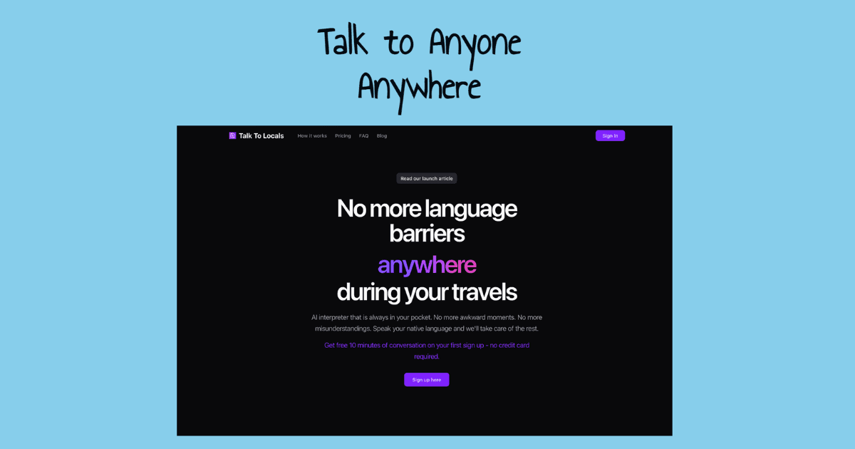 Talk To Locals image 2