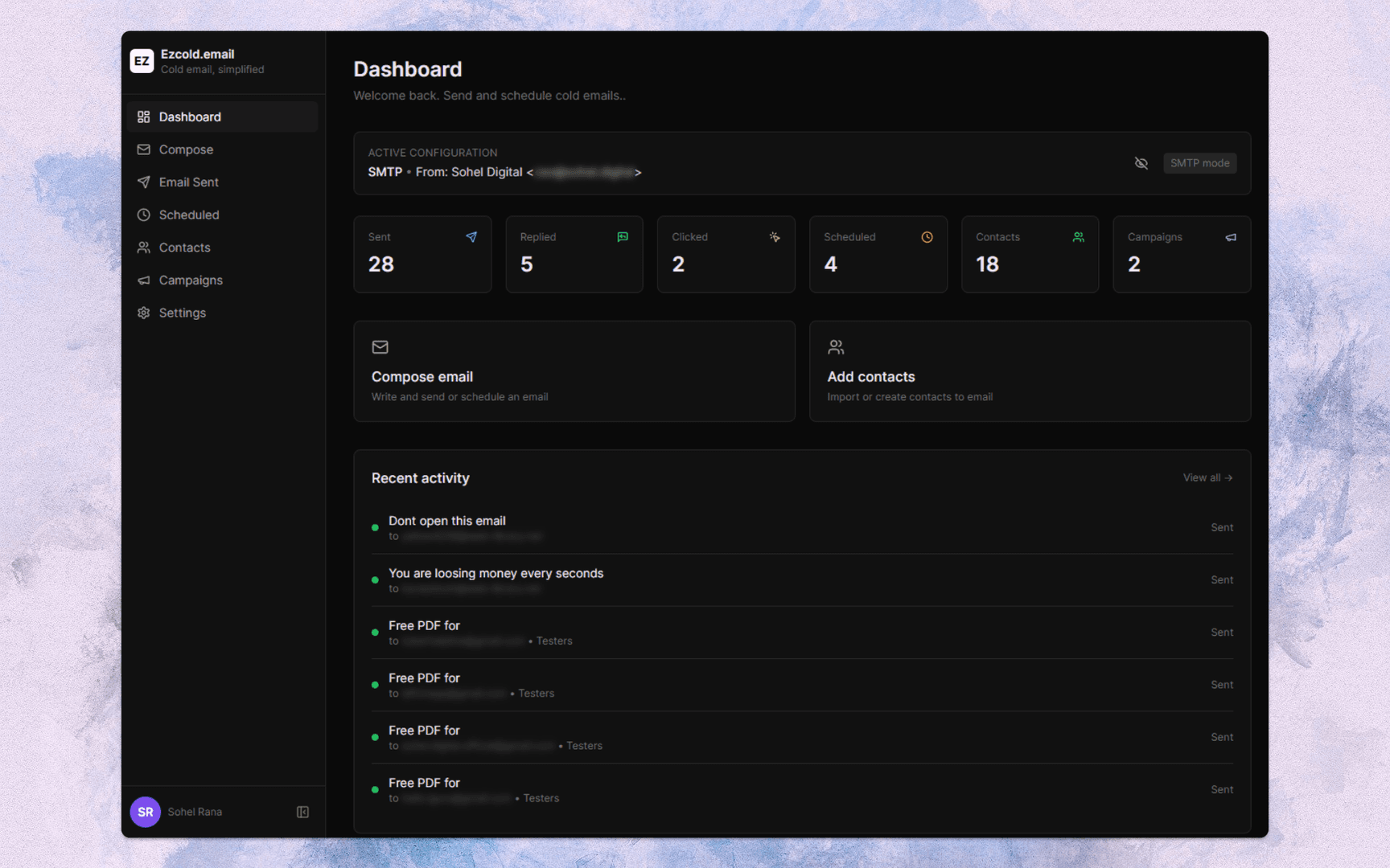 Ezcold.email | Cold Email, Simplified image 1