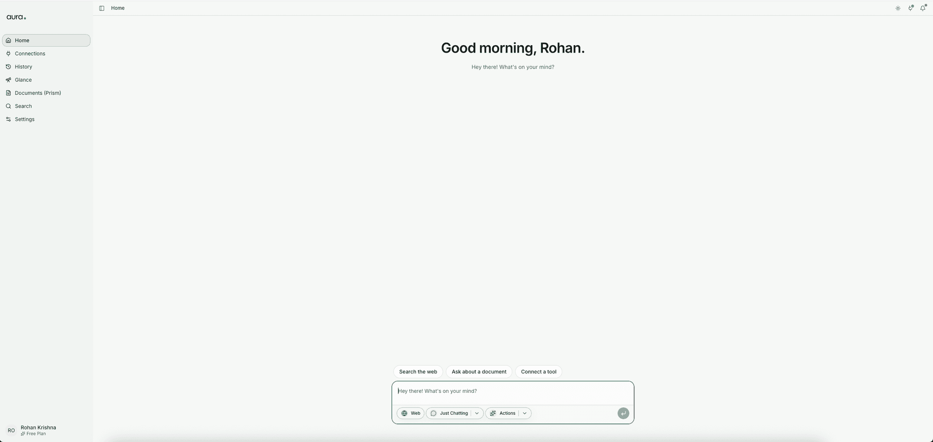 aura: AI that works across all your tools image 1