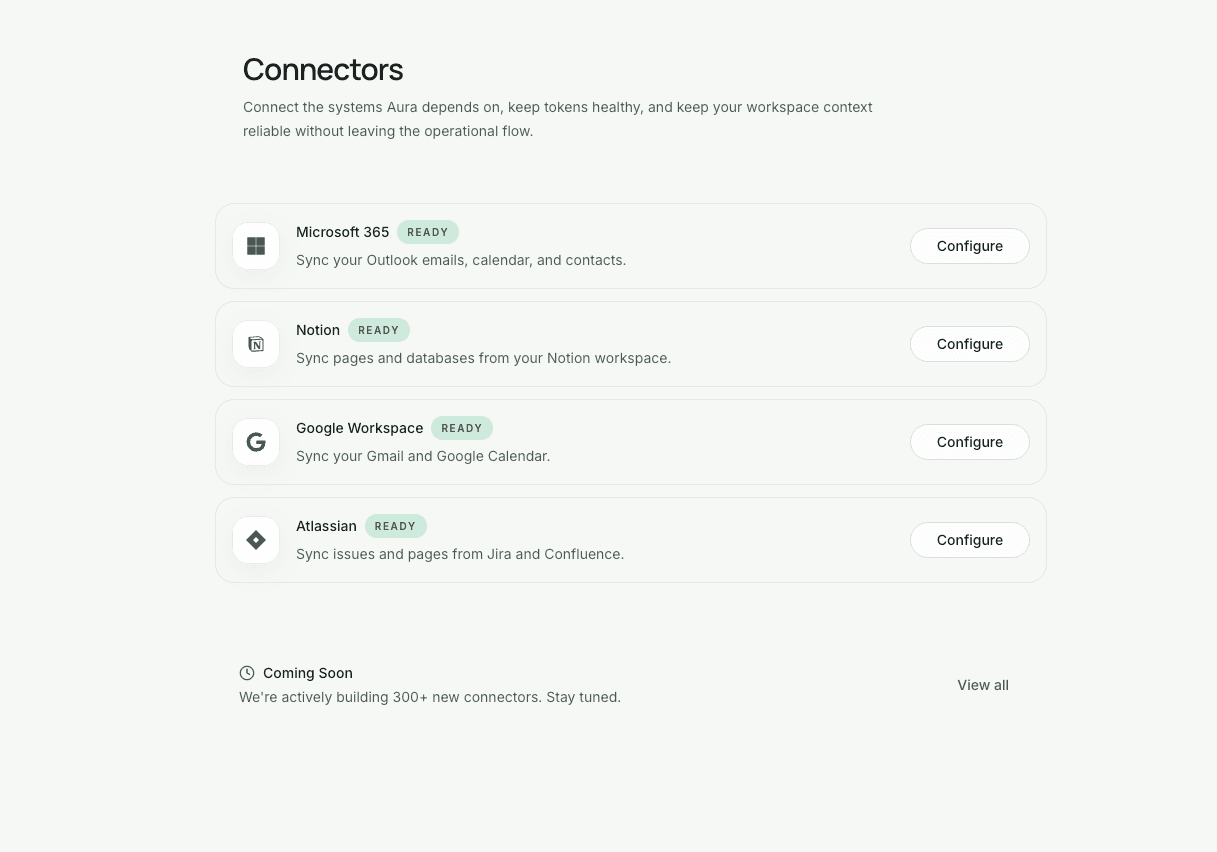 aura: AI that works across all your tools image 4