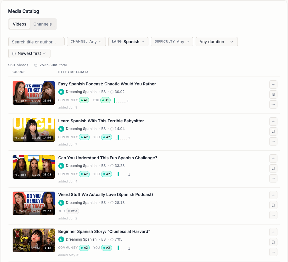 TrackMyLang — Local-First Language Tracker image 3