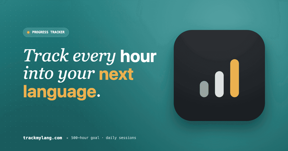 TrackMyLang — Local-First Language Tracker