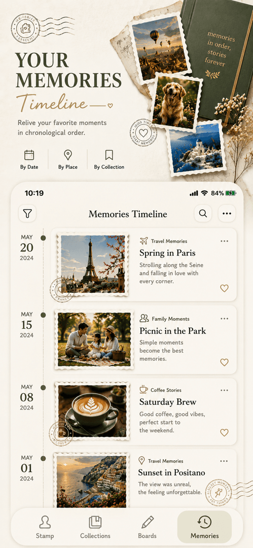 ‎StampNest: Photo Stamp Diary App - App Store image 4