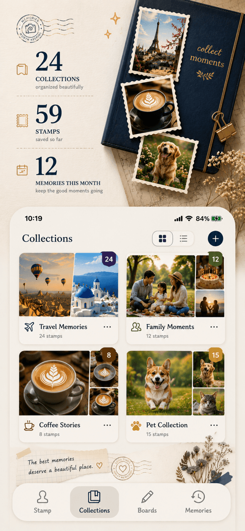 ‎StampNest: Photo Stamp Diary App - App Store image 2