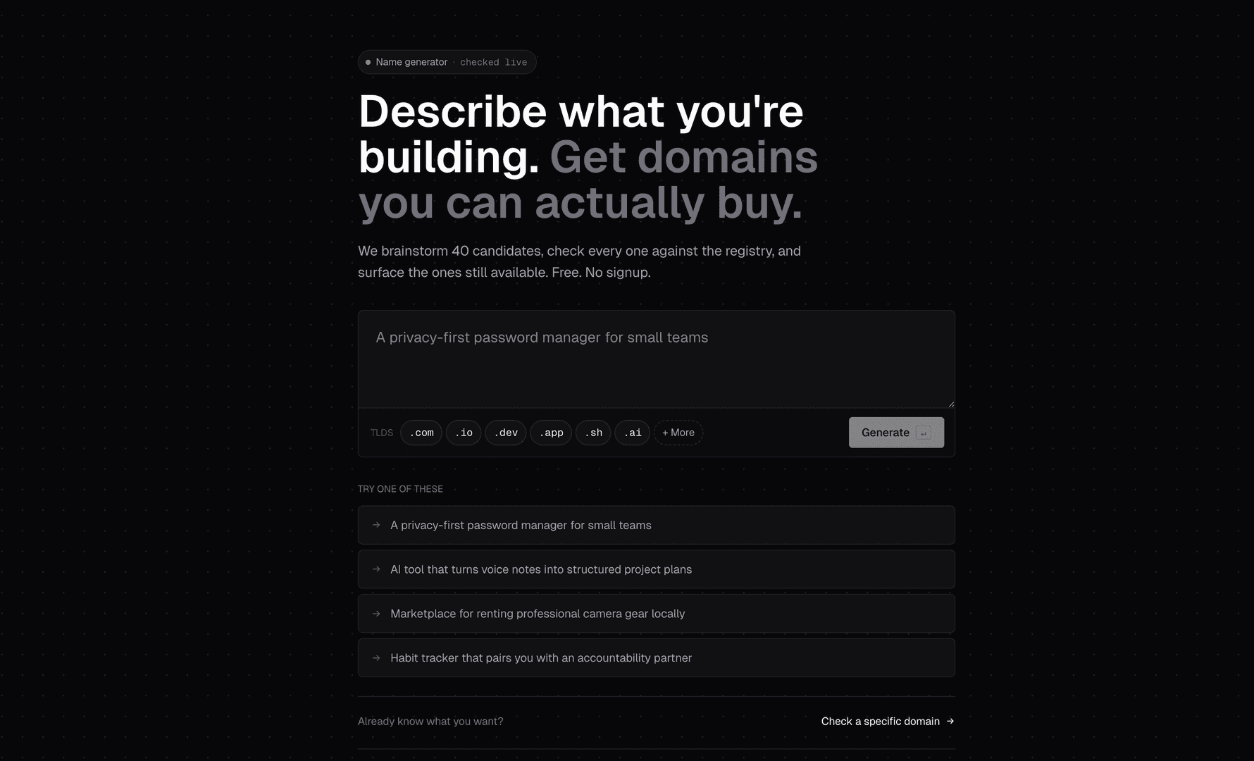 Domain Check image 1