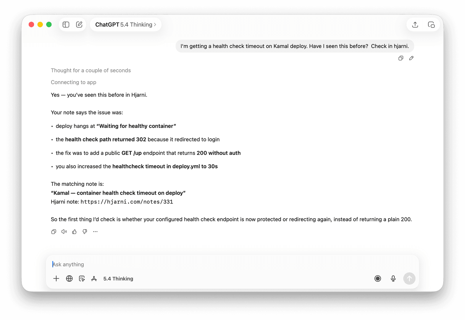 Hjarni | Knowledge base for ChatGPT & Claude image 4