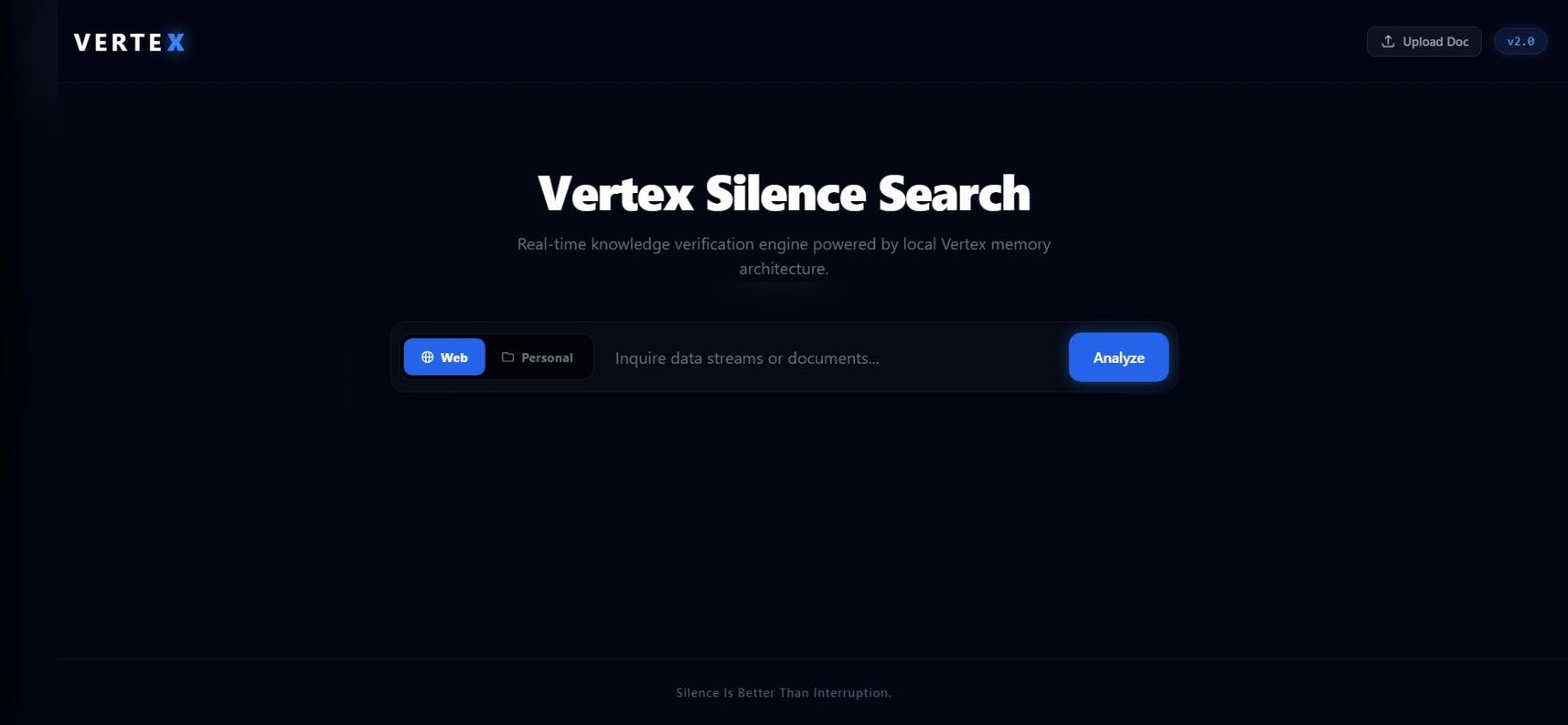 Vertex Silence Search image 1