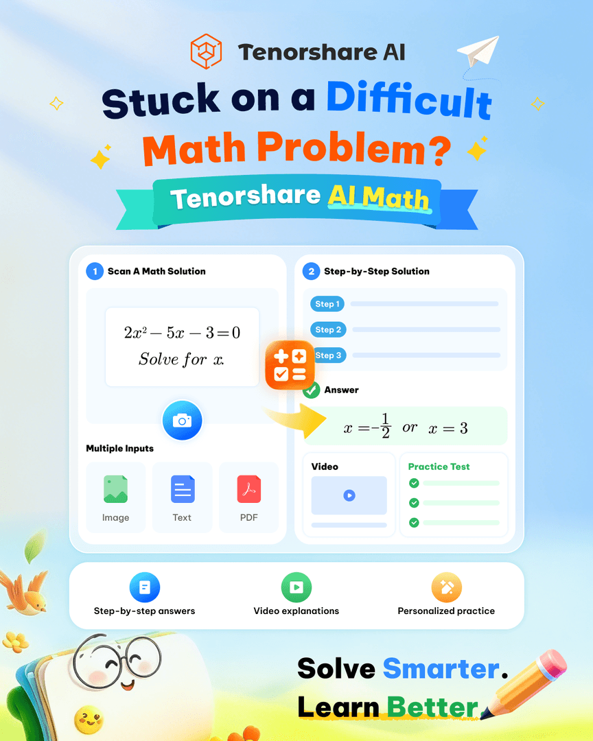 Tenorshare AI Math: Free AI Math Solver image 2