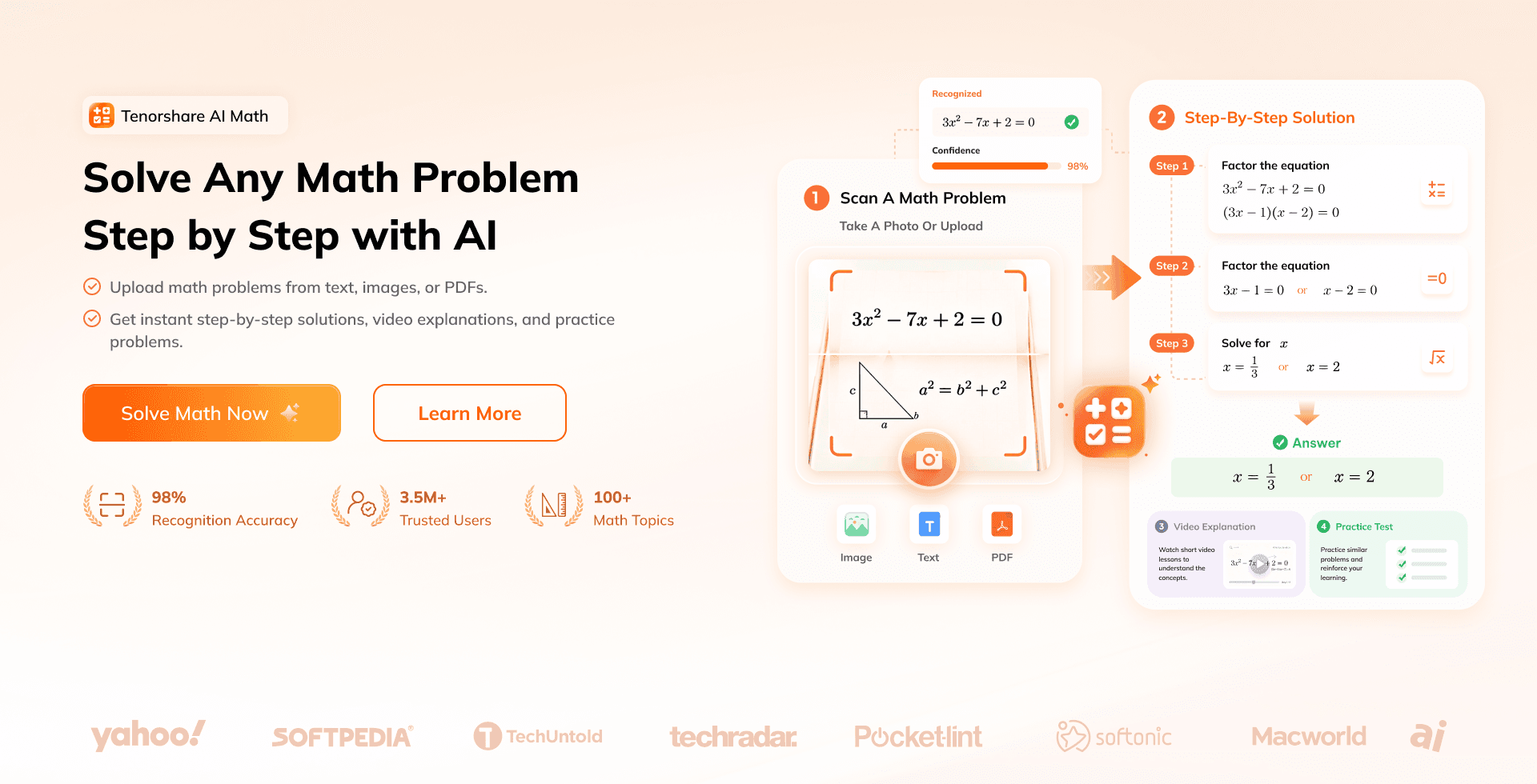 Tenorshare AI Math: Free AI Math Solver image 4