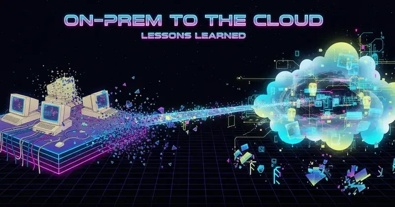 From on-prem to the cloud - Lessons Learned