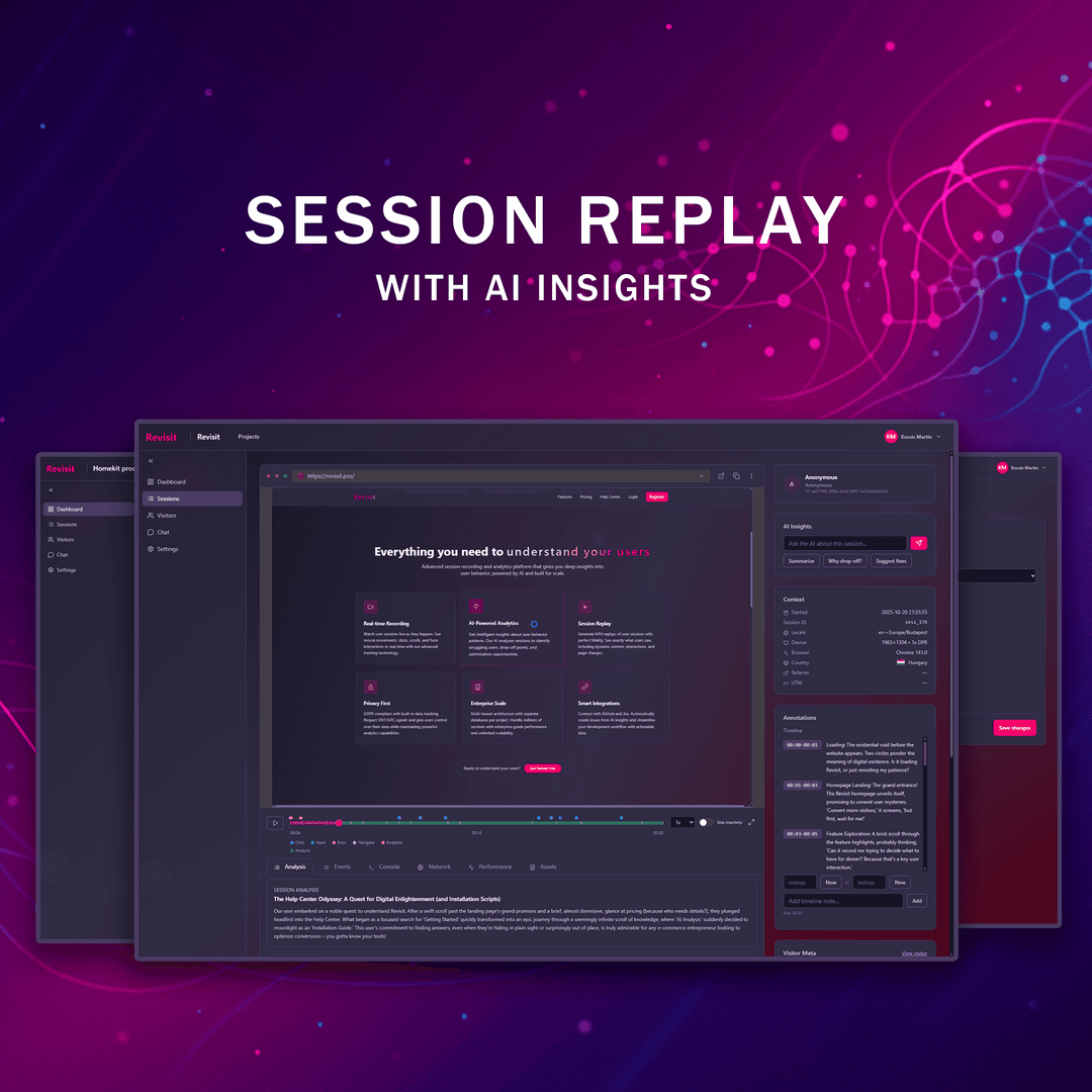 Revisit - Session Recording & Analytics image 2