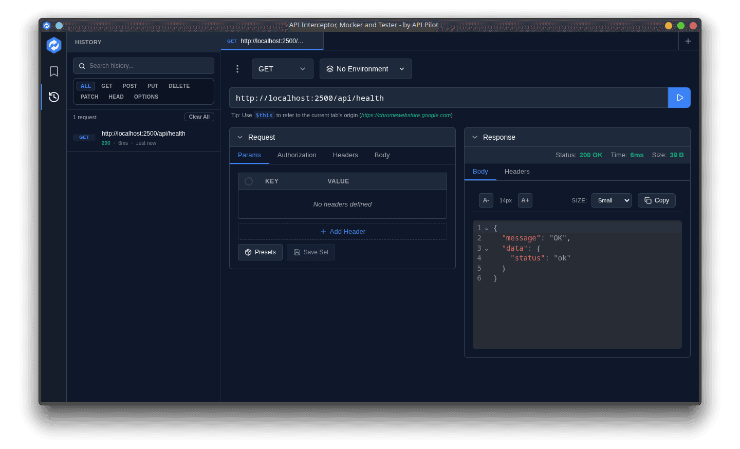 API Pilot - API Interceptor, Mocker & Tester image 2