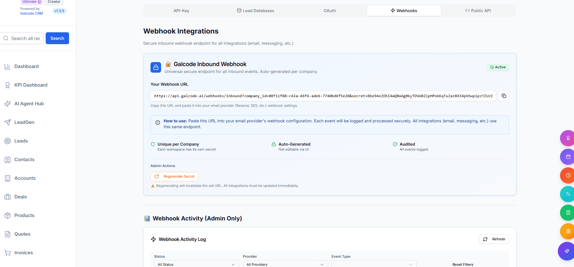 Galcode AI CRM image 2