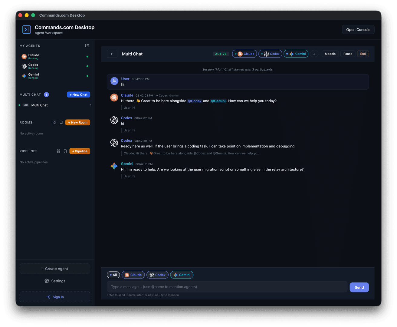 Commands: The Multi-Agent Workspace image 5