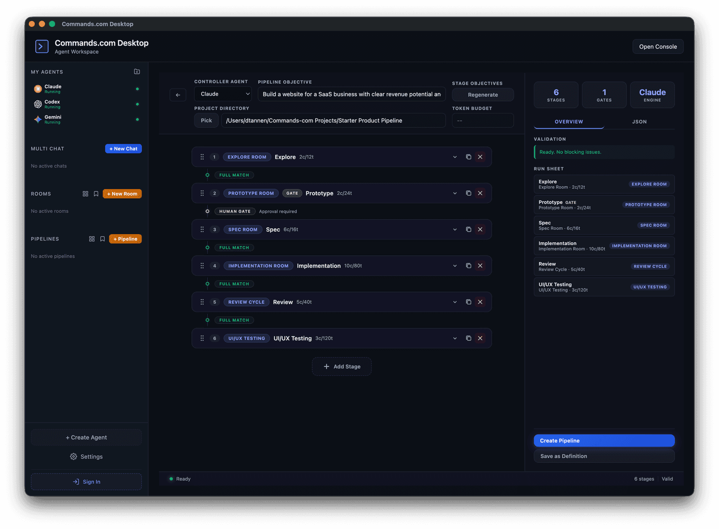 Commands: The Multi-Agent Workspace image 3