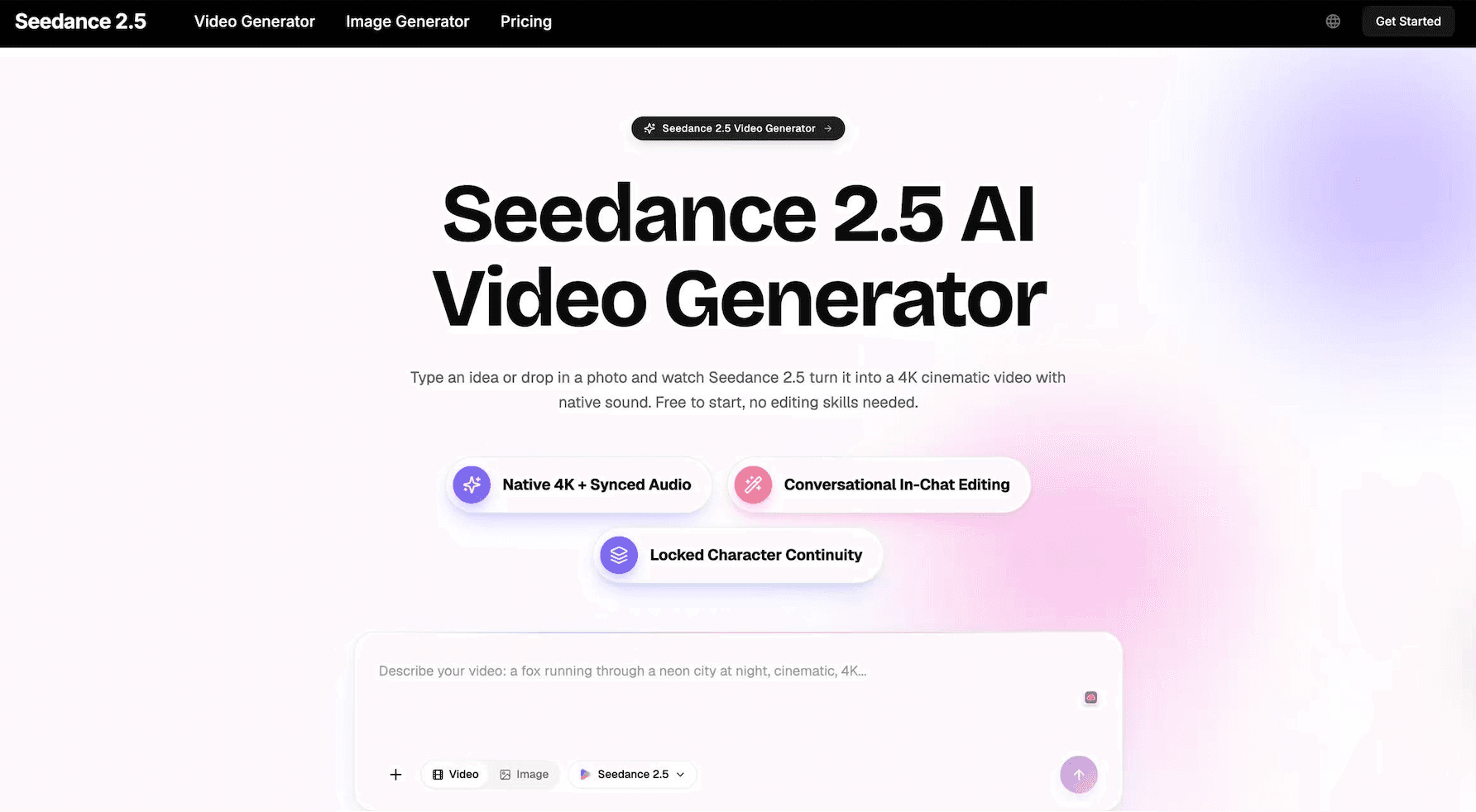 Seedance 2.5 AI Video Generator image 1