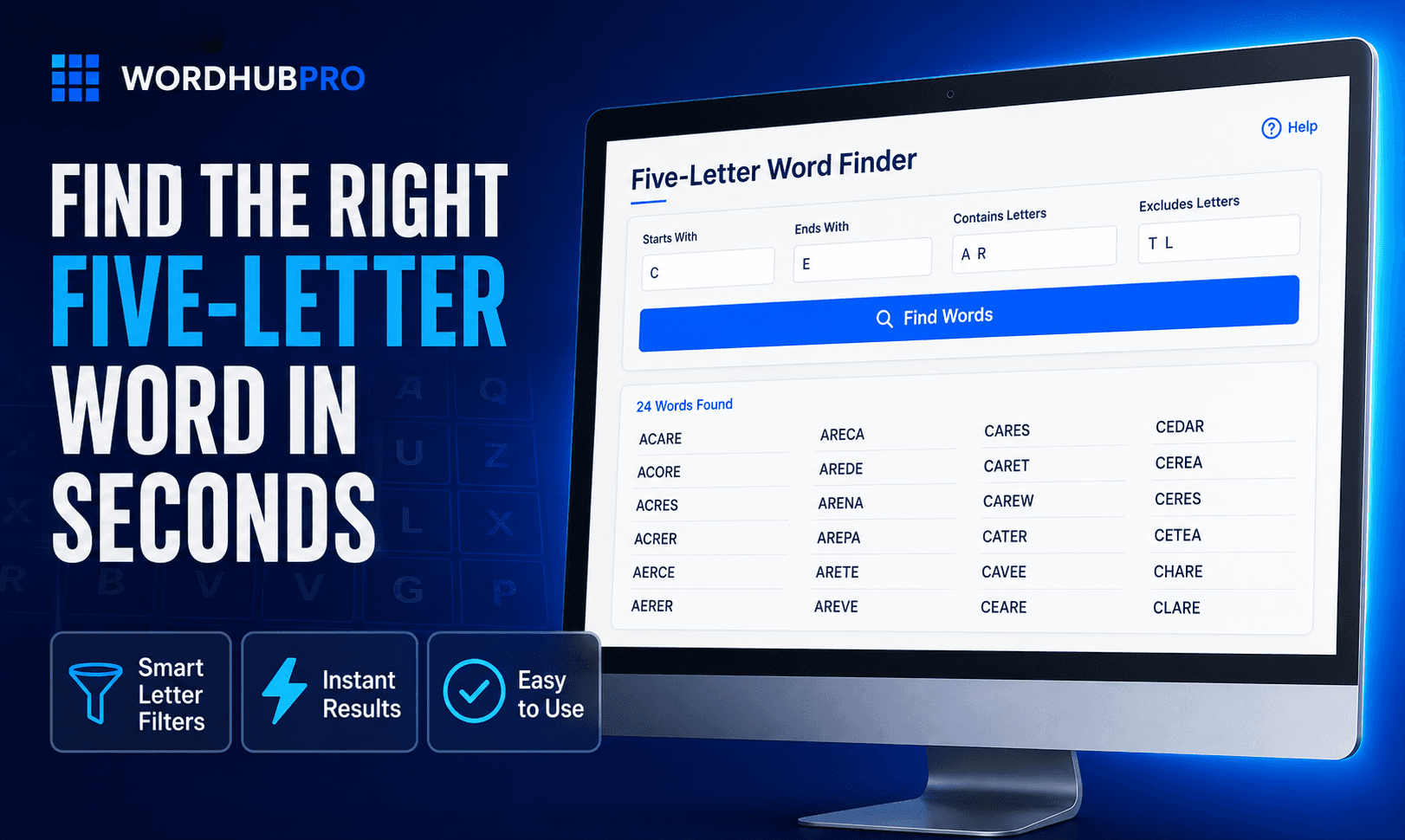 WordHubPro – 5 Letter Word Finder image 2